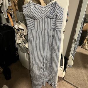 american eagle strapless romper! comes with clear attachment straps if needed!